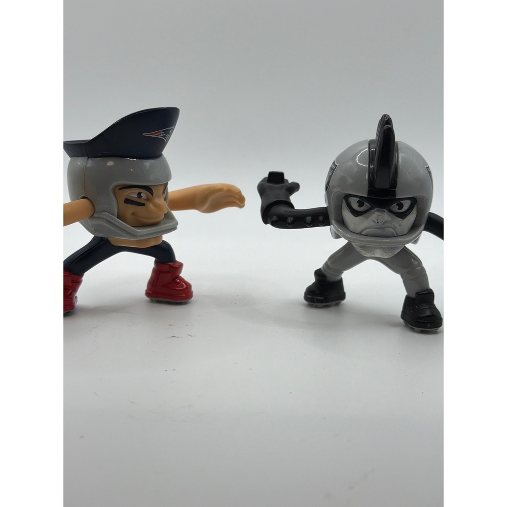 2013 McDonalds NFL Rush Zone Figures Lot New England Patriots Oakland Raiders